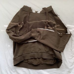 brown hoodie